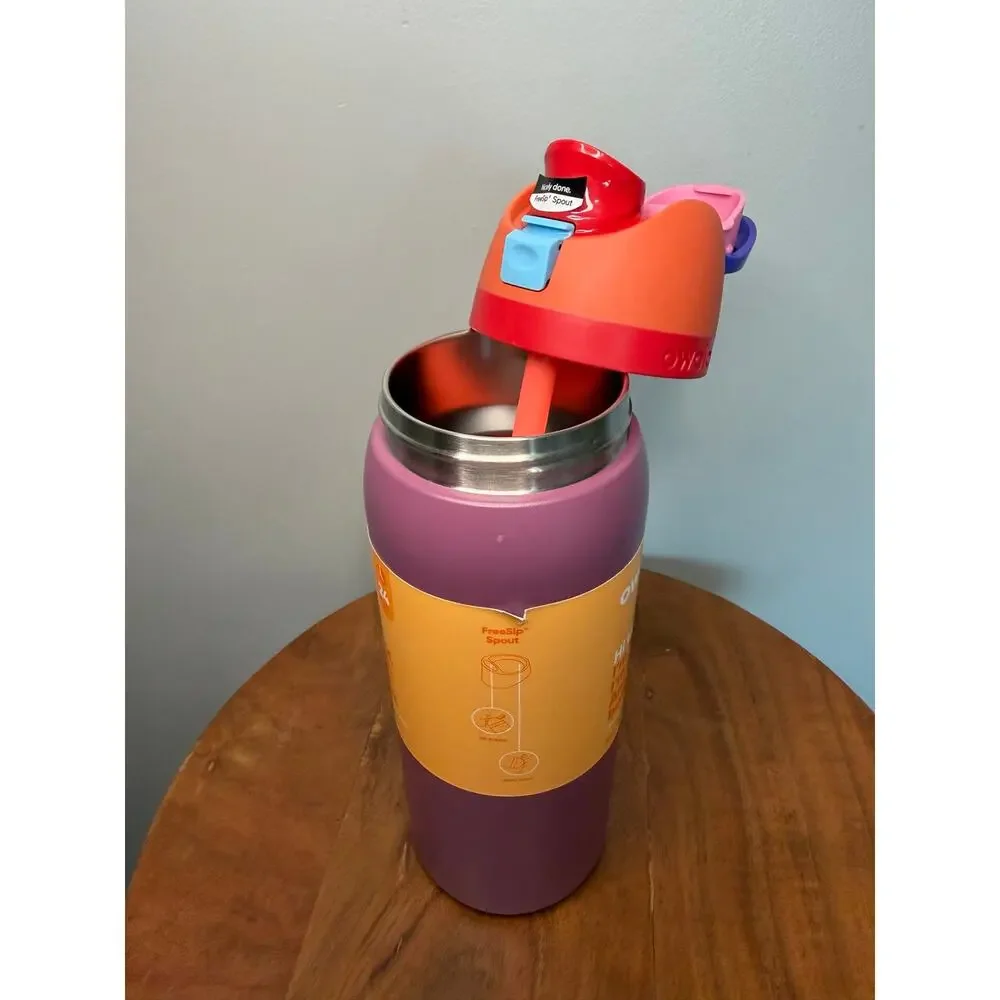 Owala FreeSip 32 oz Insulated Stainless Steel Water Bottle NWT Colorful